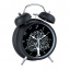 Годинник настільний Clock з будильником Моен Дерево Тихий хід 16х11,7х5,5 см Чорний Білий (16272) Киев