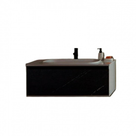 Тумба з умивальником Kolpa San Pandora Oup 75 чорний (514210)