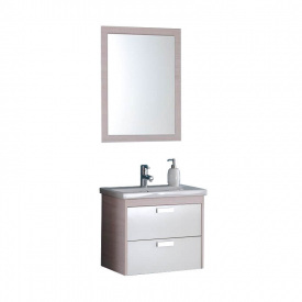 Тумба з умивальником Kolpa San Sara 62 Tex Light + Дзеркало (507826)