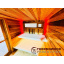 Mini Sauna 3,0х2,3м Gartensauna-37 в скандинавском стиле с панорамным окном от Thermowood Production Виноградов