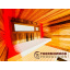 Mini Sauna 3,0х2,3м Gartensauna-37 в скандинавском стиле с панорамным окном от Thermowood Production Виноградов