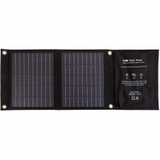 Портативна сонячна панель PowerPlant 14W, 2xUSB-A (PB930555)