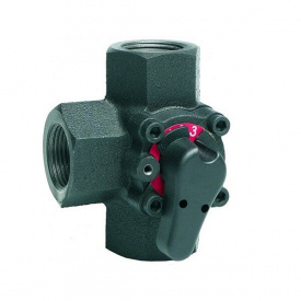 Триходовий поворотний клапан Honeywell Resideo Braukmann DN32 Kvs 16 м3/год V5433A1056