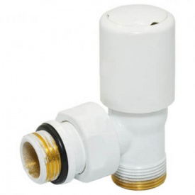 Кран радіаторний кутовий Carlo Poletti First корпус+штуцер 1/2х24-19 (V140111EF)