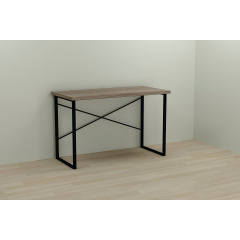 Комп'ютерний стіл Ferrum-decor Дейв 75x100x60 чорний ДСП Дуб Сонома Труфель 32мм Буча