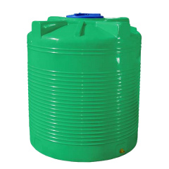 Бочка пластикова 2000л вертикальна двохшарова харчова Рото Європласт зелена Березне