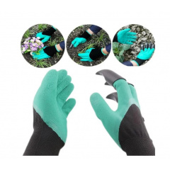 Садові рукавички Garden Genie Gloves Зелені Жмеринка