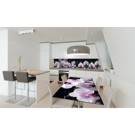 Наклейка вінілова на стіл Zatarga «Орхідеї у воді» 600х1200 мм Z180550st