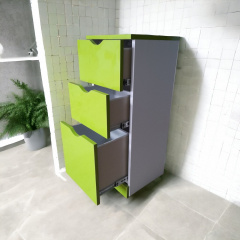 Комод Mikola-M Stairs 3 ящики HPL 1111 gloss 60 см Днепрорудное