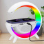 Настільна смарт лампа G-Smart Light BT2301 RGB з бездротовою зарядкою та Bluetooth колонкою 10W White Гуляйполе