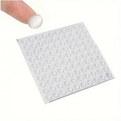 Відбійник для дверей Dory d=8мм h=3мм прозорий силіконовий 100 штук (DR050862) Дніпро