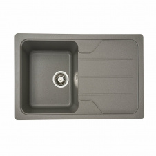Фото - Гранитная мойка для кухни Platinum 7850 VERONA прямоугольная, матовая серая муссон Гранитная мойка для кухни Platinum 7850 VERONA прямоугольная, матовая серая муссон