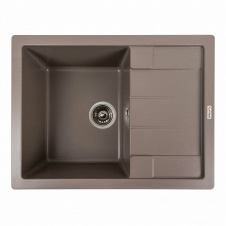 Гранитная мойка для кухни Platinum 6550 INTENSO матовая дюна
