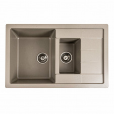 Фото - Гранитная мойка для кухни Platinum 7850W TOSKANA матовая прямоугольная, титан Гранитная мойка для кухни Platinum 7850W TOSKANA матовая прямоугольная, титан