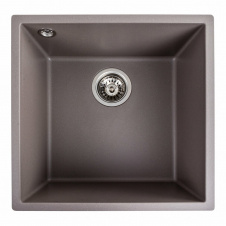 Гранитная мойка для кухни Platinum 4040 RUBA матовая дюна