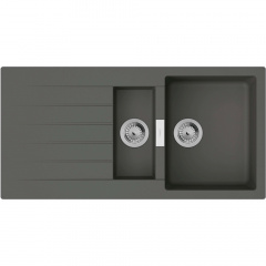 Кухонная мойка Hansgrohe S52 врезная 980х480х190мм, серый камень Коломыя