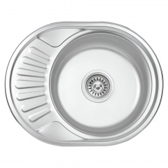 Кухонная мойка WEZER 5745(06) Decor 570x450x160 мм с сифоном и крылом Одеса