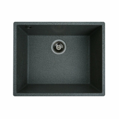 Гранитная мойка для кухни Platinum 5444 OASIS матовая прямоугольная, серая Ужгород