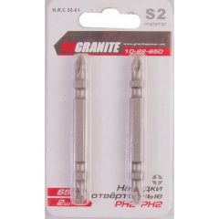 Насадки викрутки РН2-РН2*65 мм S2 2 шт Granite GM (10-22-650) Киев