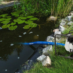 Шланг плаский WP1 PE/EVA у комплекті з хомутом AQUA-FLAT 1 1/4" 30м Bradas Київ