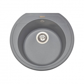 Кухонная мойка MIRAGGIO TULUZA gray круглая