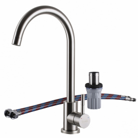 Смеситель для кухни EcoMIX ALPEN AISI-203S