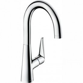 Hansgrohe Смеситель для кухни Talis S, дл.излива - 174мм, поворотный, 1 рычаг, KM220, хром