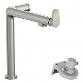 Смеситель для кухни Hansgrohe Aqittura M91 FilterSystem 240 1jet, Stainless Steel (76804800)