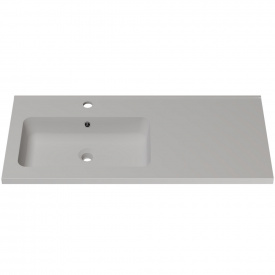 Раковина глянцевая врезная Amidicon Rodeo 100L 1000х450 из литого камня