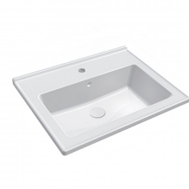 Раковина на столешницу Bien Neptun 80 см (Nplk08001Fd1W 5000) белая