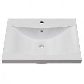 Раковина глянцевая врезная Amidicon Liza 60 600х480 из литого камня