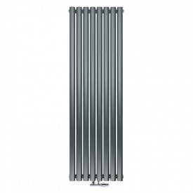 Радиатор дизайнерский IDEALE ADELE 11 8/1500/472 антрацит, универсальное подключение