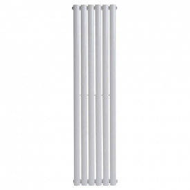 Вертикальный дизайнерский радиатор отопления ARTTIDESIGN Rimini 6/1500/354/50 белый матовый