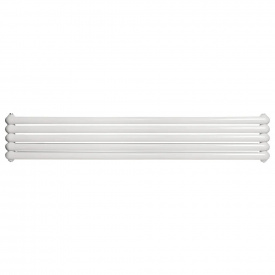 Горизонтальный дизайнерский радиатор отопления ARTTIDESIGN Sora 5/320/1800 белый матовый