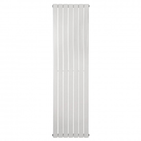 Вертикальный дизайнерский радиатор отопления ARTTIDESIGN Livorno 7/1600/476/50 белый матовый