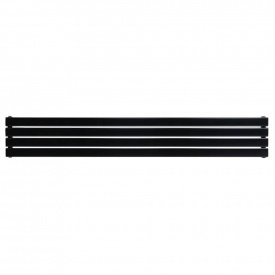 Горизонтальный дизайнерский радиатор отопления ARTTIDESIGN Livorno ІІ G 4/272/1800 чёрный матовий