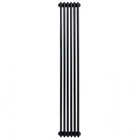 Вертикальный дизайнерский радиатор отопления ARTTIDESIGN Bari III 6/1800/290/50 черный матовый
