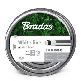 Шланг для поливу 5-тишаровий WHITE LINE 5/8" 50м Bradas