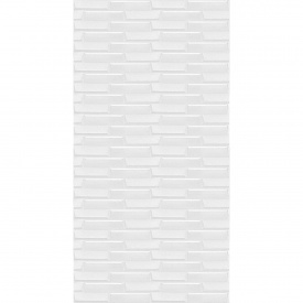 Самоклеюча 3D панель біла кладка Sticker Wall 3080х700х5мм