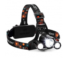 Ліхтарик налобний High Power HeadLamp 3xCree T6 з трьома діодами на акумуляторах 2х6800мАч