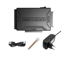 Переходник на жесткий диск SSD/HDD 3 в 1 TISHRIC 8764 SATA-USB IDE N