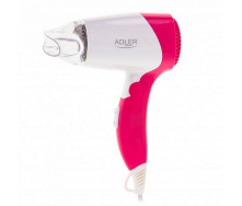 Фен дорожный складной Adler AD 2259 White/Pink N