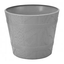Горшок для цветов Derevo Elba-5 18 л серый Form-Plastic