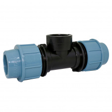 Тройник компрессионный Santan 25х3/4"в х25