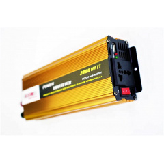 Перетворювач напруги 12V-220V 2000W Інвертор автомобільний 5 Core 2000W (5689) Веселе