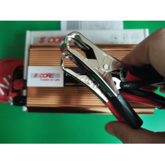 Перетворювач напруги 5 Core 12V-220V 1000W Інвертор автомобільний Вишневое