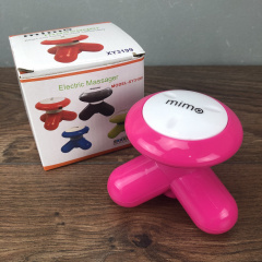 Вибрационный мини массажер Mimo Ручной массажер Розовый Королево