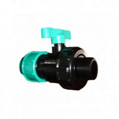 Кран зажимной STR с наружной резьбой 20х1/2" Братское