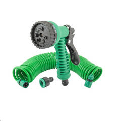 Набор для полива MASTERTOOL 5 шт 7 режимов 10 м 1/2" ВР-3/4" ВР Коннекторы 3/8" 2 шт (92-9342) Ніжин