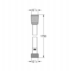 Шланг Душевой Grohe Relexaflex 175 См 45992001 Петрове